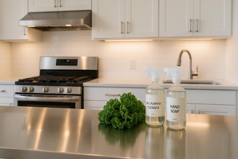 廚房老是油膩難清？只換這個材質，檯面潔淨3倍、打掃時間省一半！