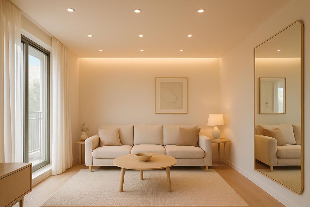 天花板太低，客廳燈具做錯超壓迫？照明選擇3祕訣，空間感激增2倍！