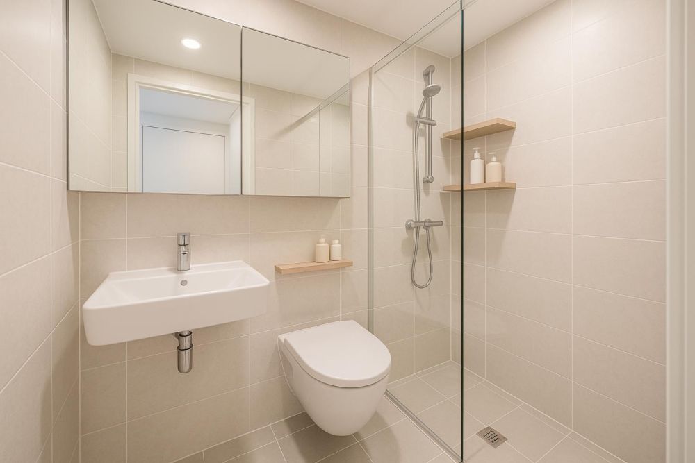 小浴室收納難？這6招空間放大術，視覺增2坪、動線不卡手