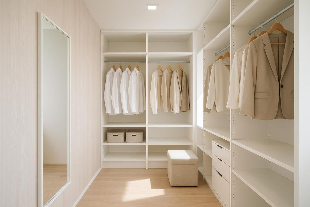 小坪數更衣室別只擺櫃！空間激增2倍的4大設計關鍵公開