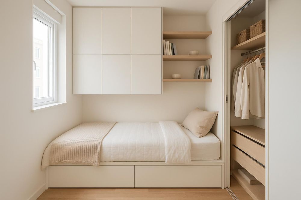 衣帽間其實最浪費空間？小臥室這樣設計，收納翻倍不壓迫
