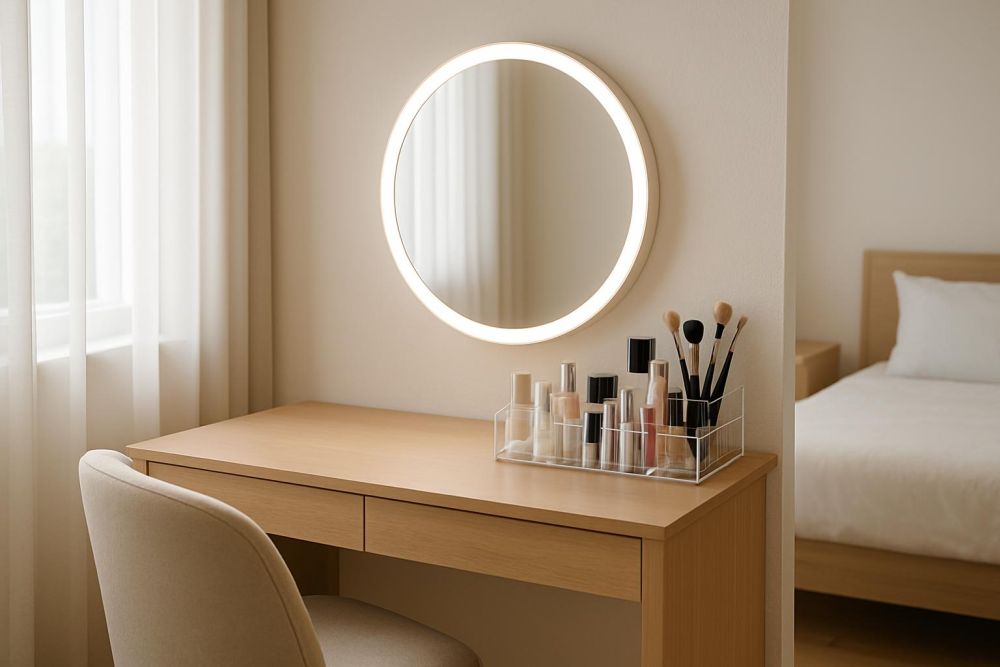 化妝台這樣擺最雷！4大錯誤布局讓你越用越亂，正確做法空間x2、超好收