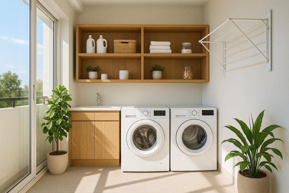 洗衣機還放陽台？2025洗烘區這樣做，收納翻2倍、小家秒變超能用