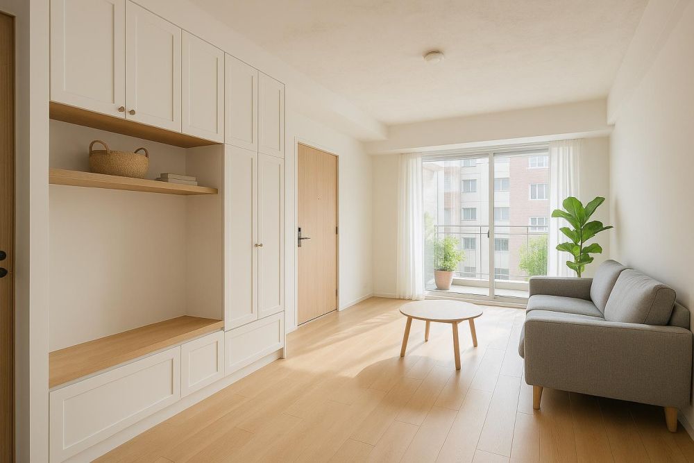 玄關、陽台設計沒做好,客廳小一半?老屋改造這3招,空間多2坪、收納激增