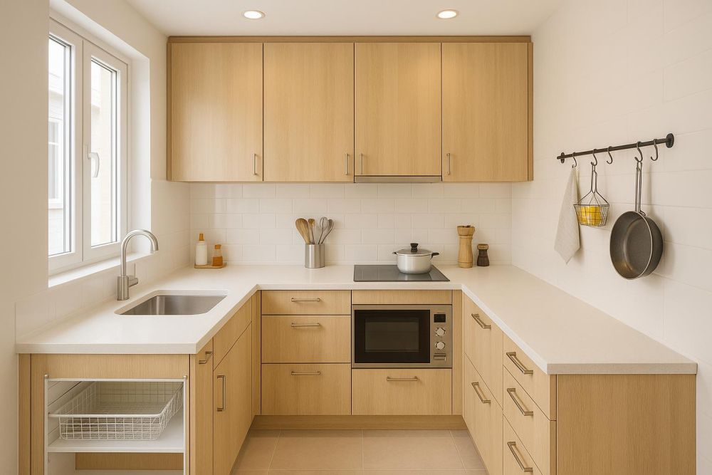 小廚房太擁擠？5招設計細節讓你空間感激增3倍，動線、收納一次到位！