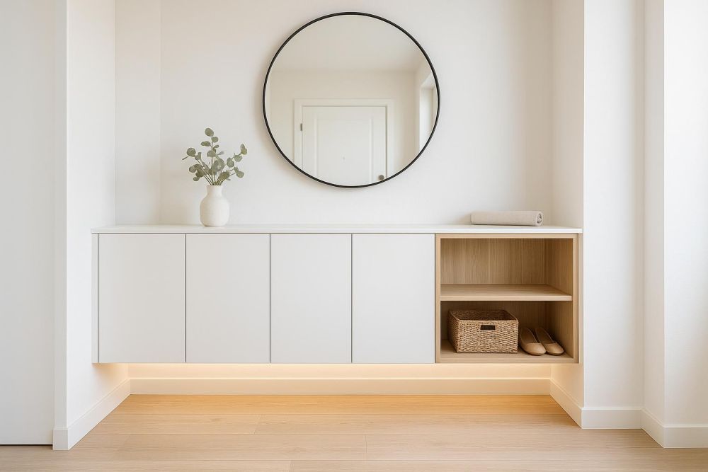 玄關櫃別只求收納!設計師曝『這1處』做對,收納翻倍還不壓迫