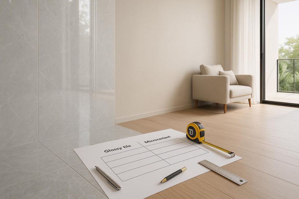 磁磚還是微水泥?新手最易選錯關鍵這裡!2025年最全性能對比表,一頁搞懂優缺點&價格差異