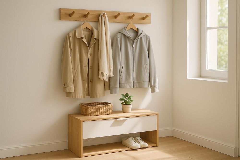 玄關小空間衣物亂丟?只要做到『這3點』,脫下外套也能秒收納、零凌亂
