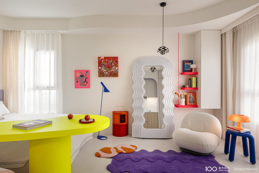 玩色也能很時尚！掌握孟菲斯風搭配術，家變亮眼又不顯亂