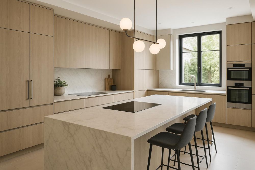 中島IH爐這樣放，動線流暢、收納增2倍！現代200坪豪宅最新設計解析