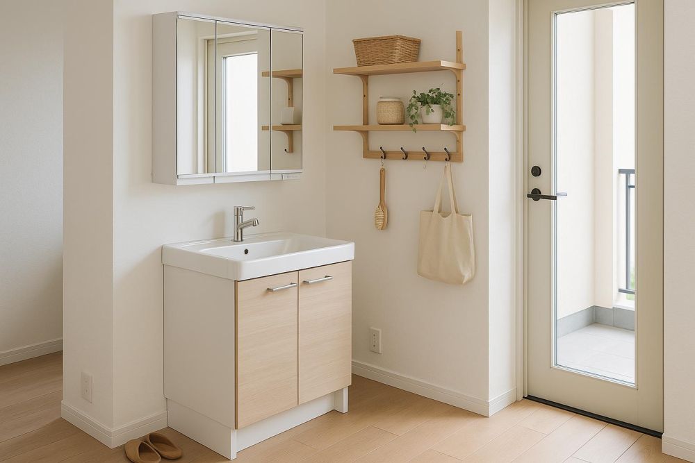 家裡多做一座洗手台？玄關陽台機能翻5倍，小空間瞬間好用又整潔