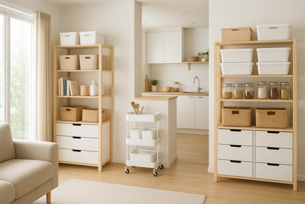 別做大櫃子不裝儲藏室！IKEA、MUJI半開放收納設計 空間翻5倍、收納更靈活