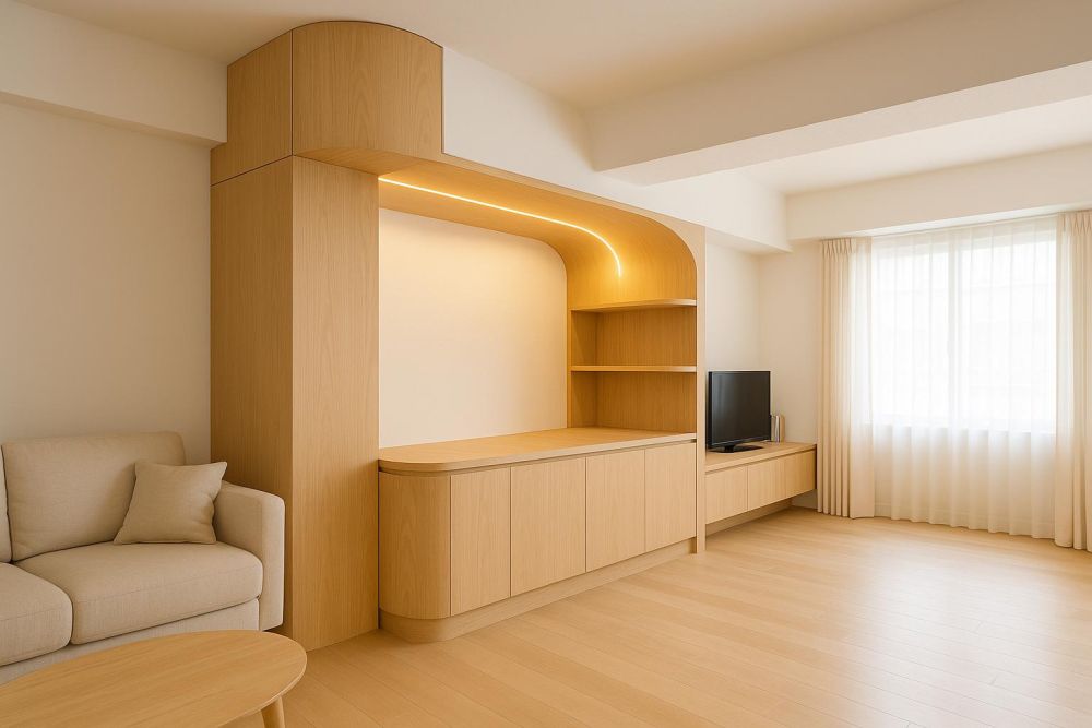 家裡有樑柱超礙眼？設計師曝『3大巧思』化解空間壓迫感、收納翻倍