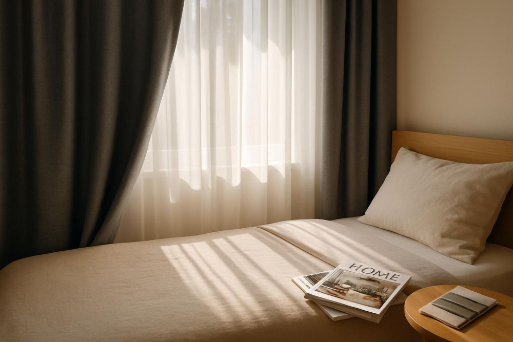 90%人窗簾都選錯?2025臥室窗簾這樣挑,遮光提升2倍、隔音好10倍