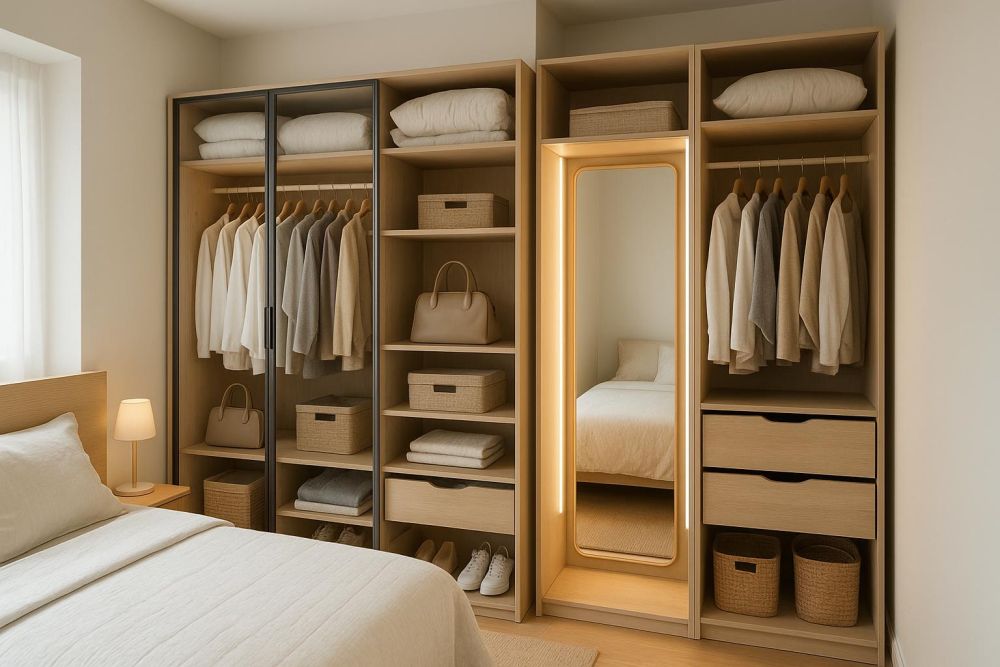 衣櫃隔間這樣做，收納空間激增2倍還更好拿取