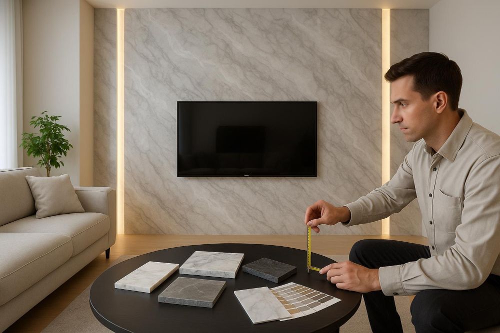 大理石電視牆選錯超後悔!避開3大地雷,選材、計價省5萬元不藏私攻略