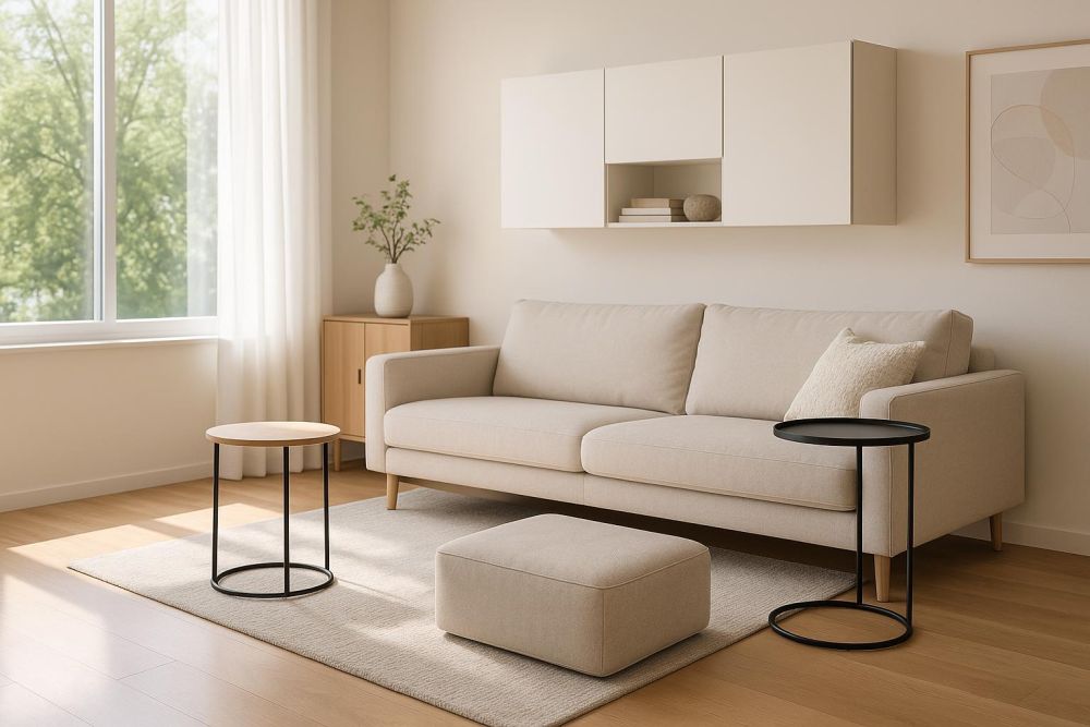 茶几占空間？用這5招取代，客廳多出1坪、收納翻倍