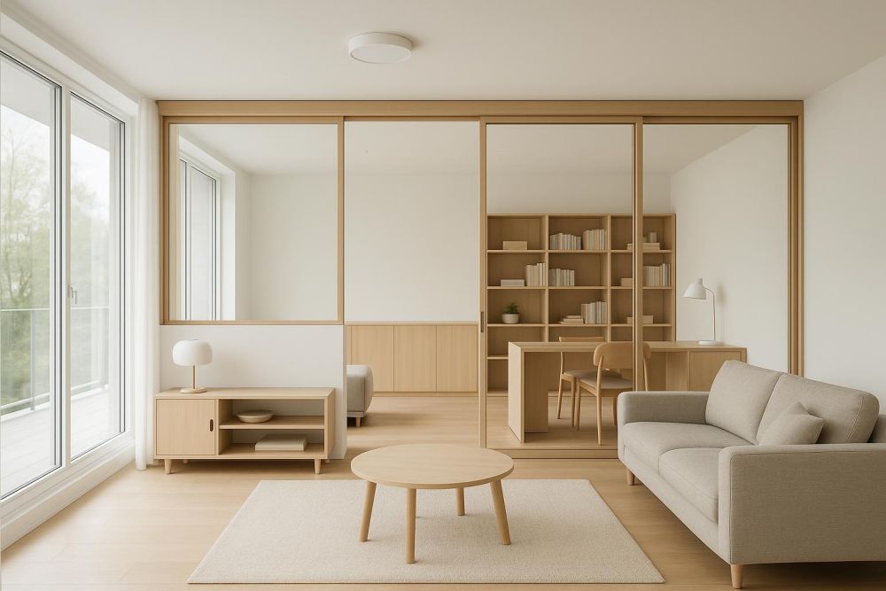 拉門OUT！2025年這種隔間設計，空間彈性激增2倍、一間多用不受限