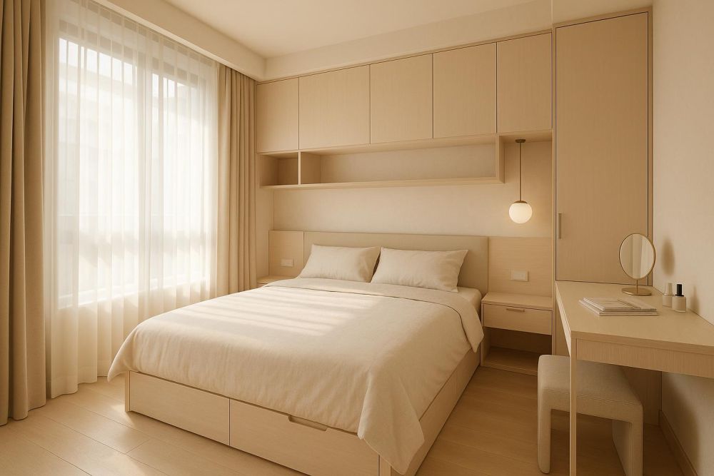 主臥室只改1處,動線順、收納翻倍、生活質感大升級