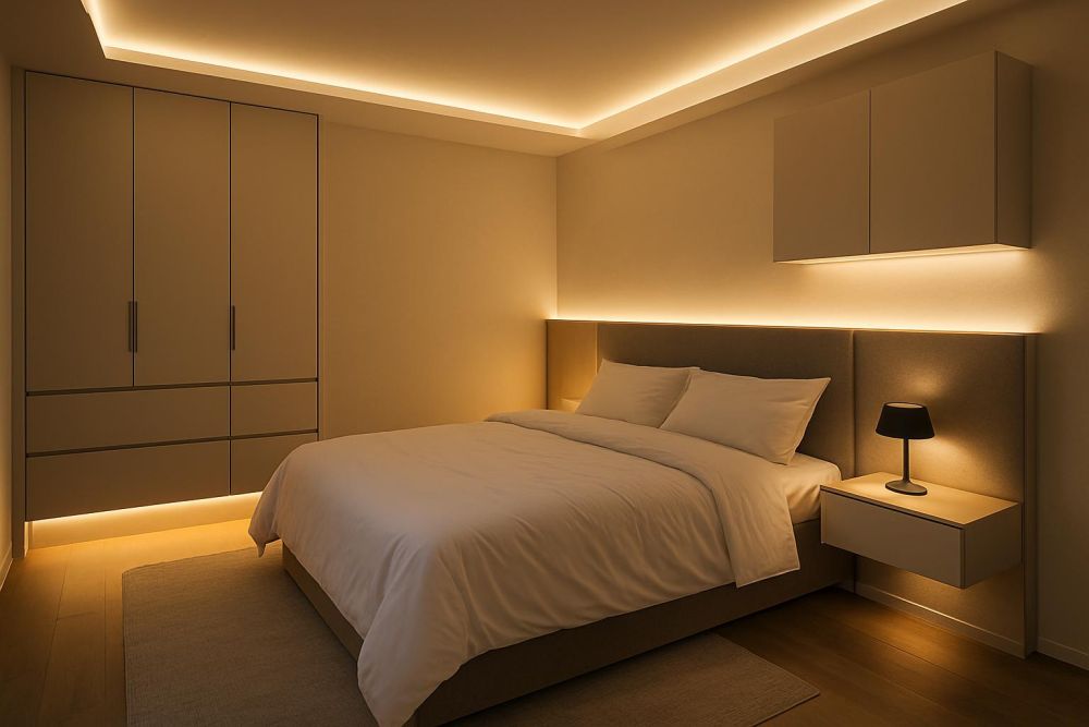 臥室照明別只裝主燈!間接燈這樣設計,空間放大2倍、氛圍翻倍