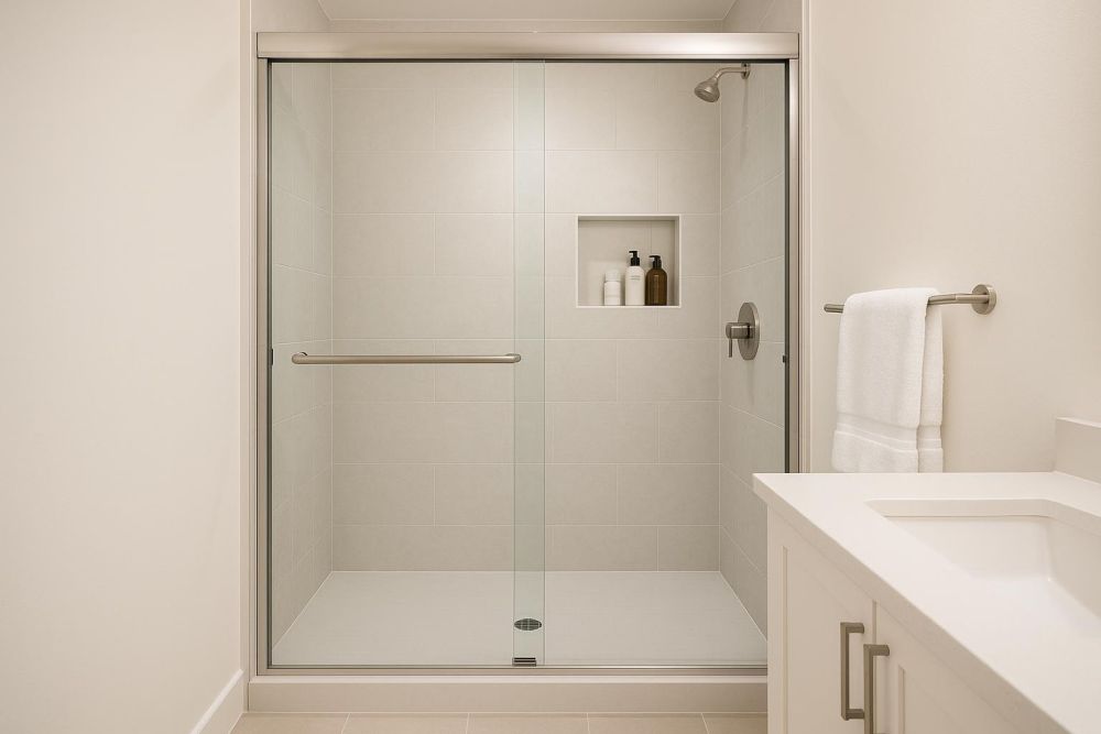 小浴室別再做玻璃隔間!單獨淋浴間這樣規劃,乾濕分離+收納量多1倍