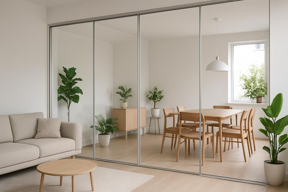 家裡空間太擠?無框玻璃拉門這招讓室內瞬間放大2倍,採光與收納同步升級
