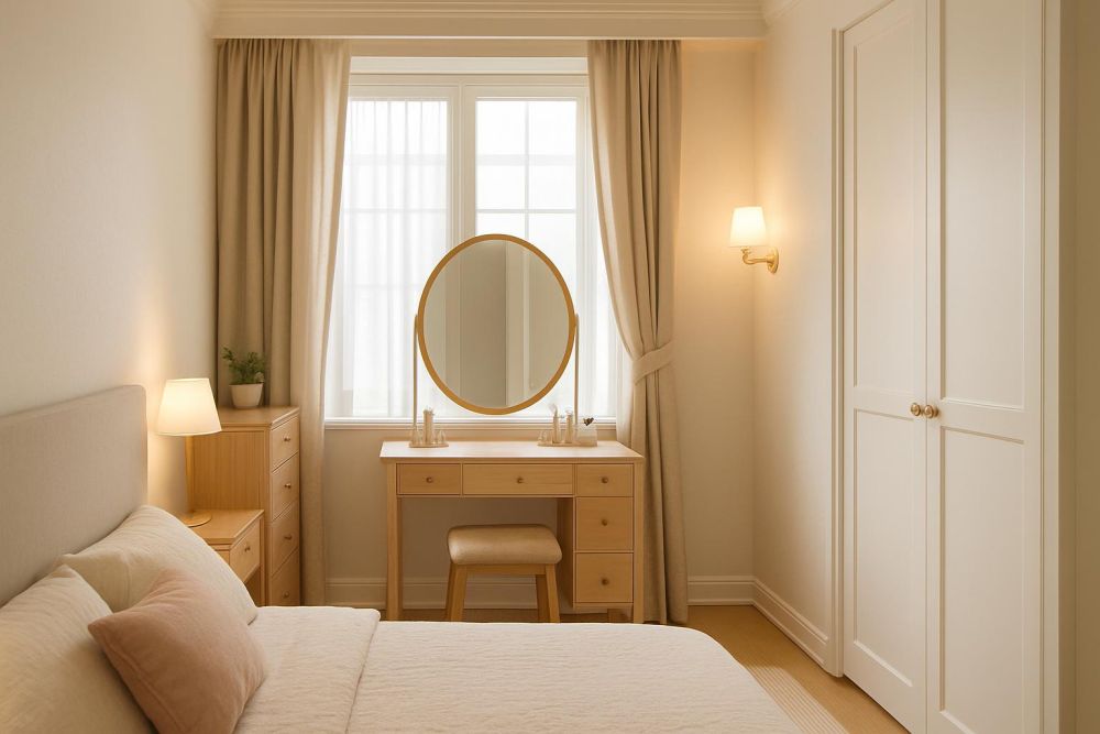 90%人都擺錯!化妝台放臥室『這位置』最影響運勢,床側也中雷