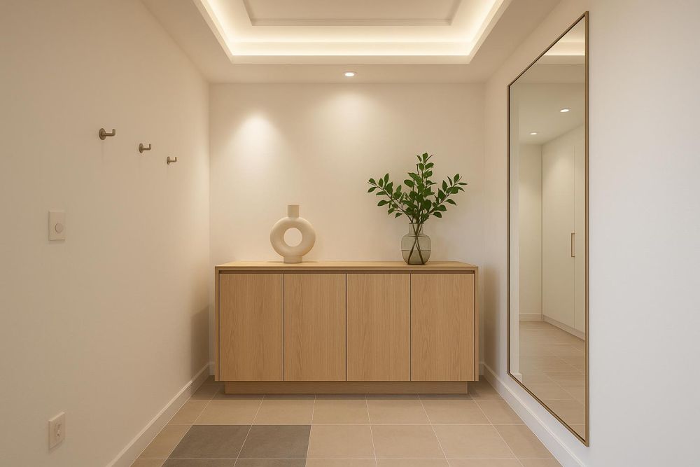 玄關這1設計一做,回家秒變高級超有面子!客人一進門全都驚呼