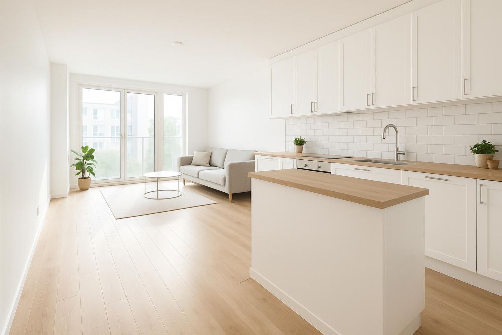 2025廚房超耐磨地板踩雷警告！5大開放式格局地坪選擇關鍵，這樣搭最實用又省錢