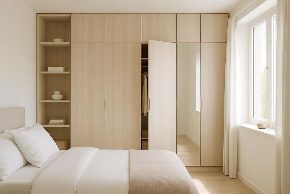 臥室收納不夠？換這面牆設計，衣櫃空間瞬增1坪、整齊又好拿