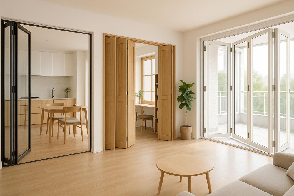 摺疊門別只為省空間！2025年這樣設計，空間感激增3倍、時尚升級不撞款