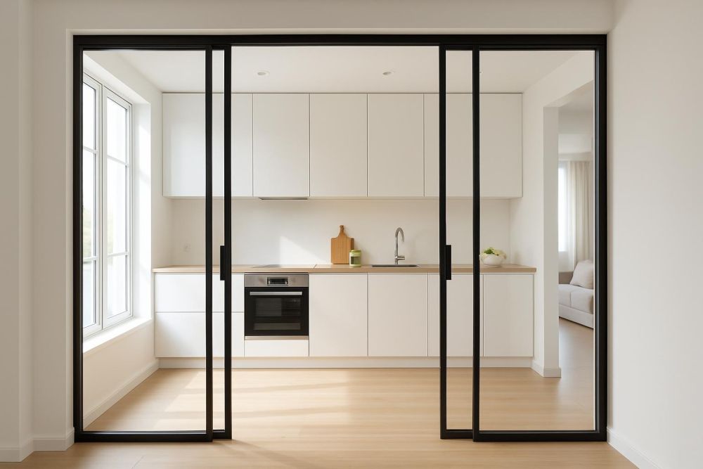 廚房總覺得壓迫擁擠?只換『這種拉門+隔牆』空間瞬增2倍,開闔翻倍順手!