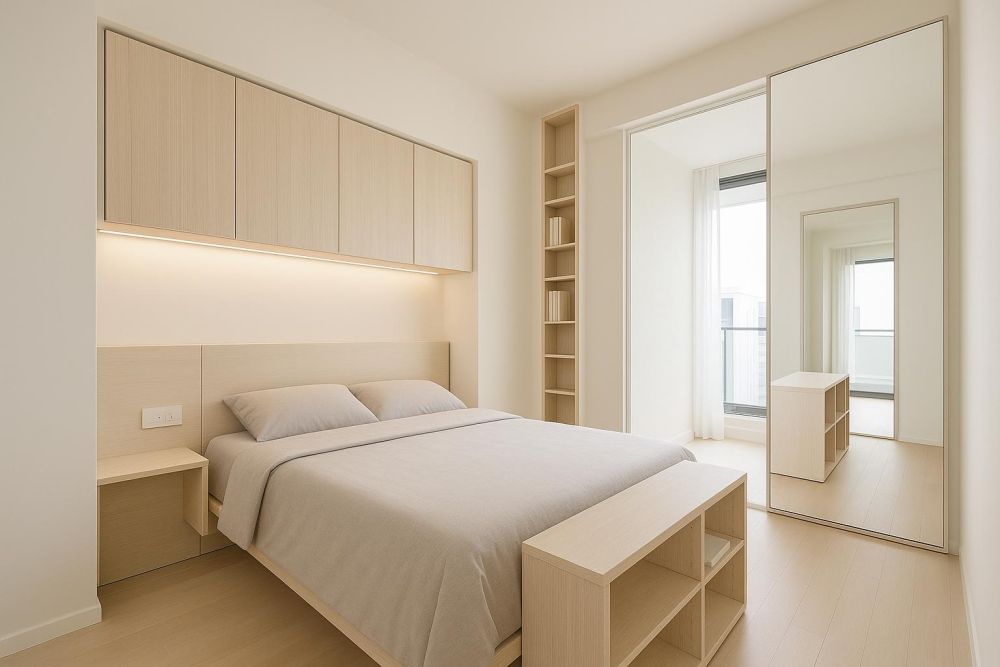 別再做床頭櫃!「這樣設計」櫃體厚度減半,臥房空間激增2倍