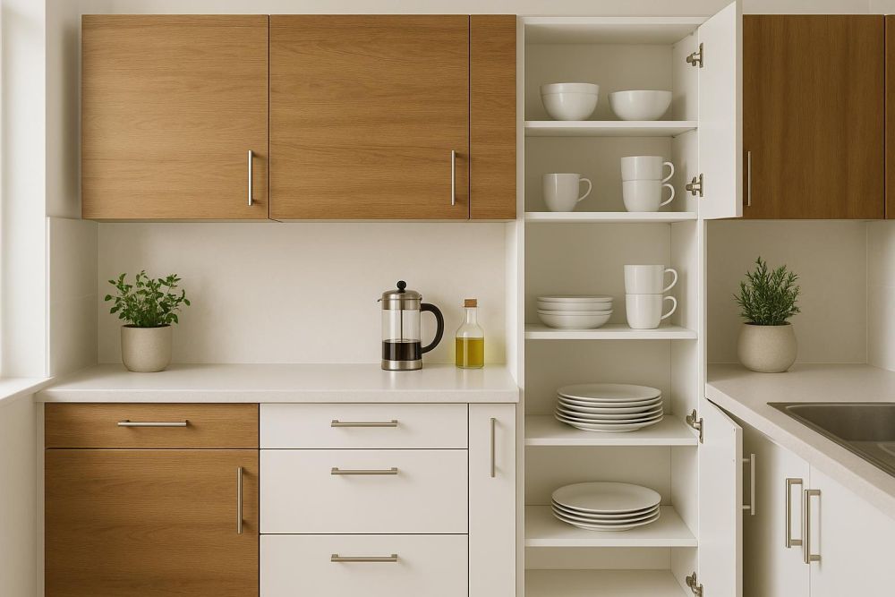 只換『這裡』,廚房升級翻倍!小預算櫥櫃門片更換讓空間煥然一新