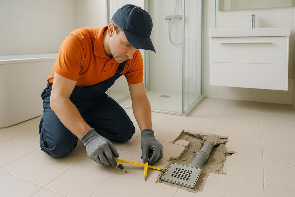 浴室排水孔沒做對?這1錯誤讓浴室長年潮濕發臭,管線設計這樣改清潔省時3倍