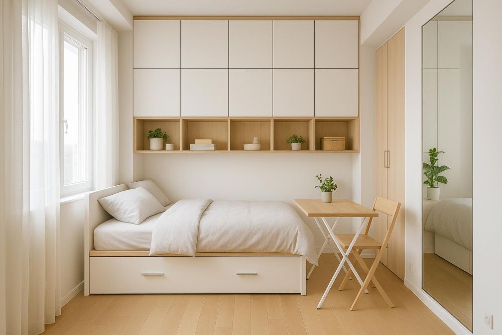 小臥房總覺得擁擠？格局這樣改，收納量倍增、空間感瞬間放大2倍
