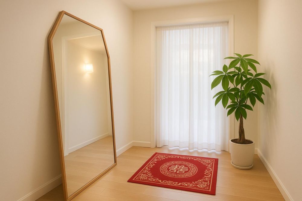 玄關鏡子正對大門財運全漏？2025年最強4招破解，招財聚氣全搞定