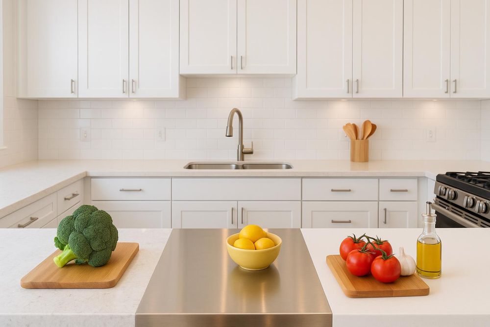 用錯檯面煮飯變災難？2025年廚房檯面『這3種材質』堅固好清、顏值飆升