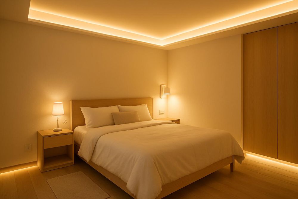 臥室還裝主燈？設計師曝2025無主燈臥室，質感激增3倍+空間更舒適