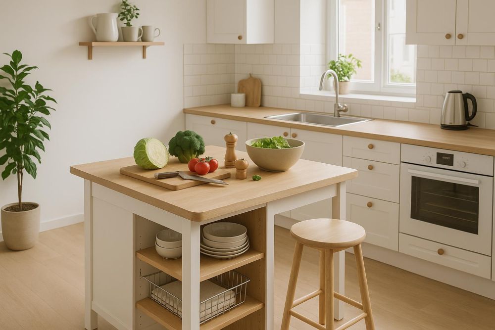 小廚房也能擺中島？掌握這5大設計重點，收納翻3倍、動線順10倍