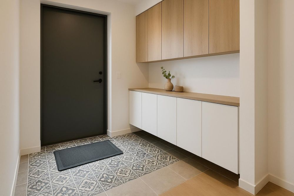 玄關落塵區裝修別選錯材質！磁磚、花磚怎麼挑？專家曝『這樣設計』清潔省一半、家裡不再藏灰塵