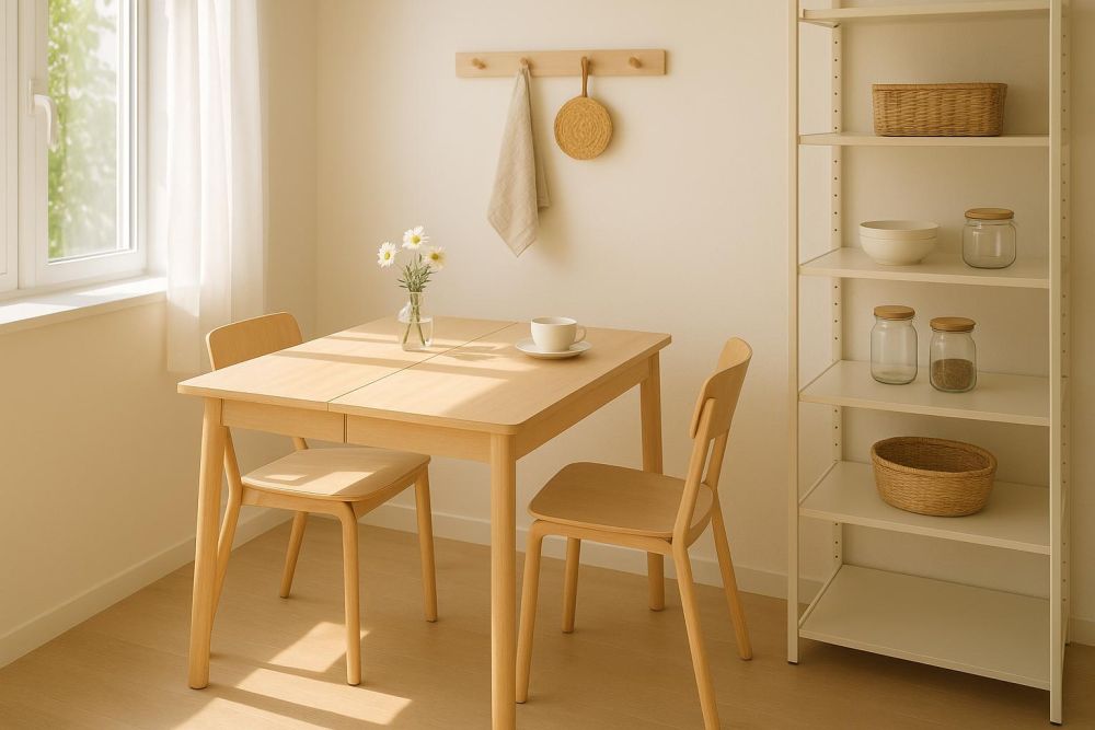 餐桌餐椅別亂選!小坪數用『這幾招』空間、機能翻2倍