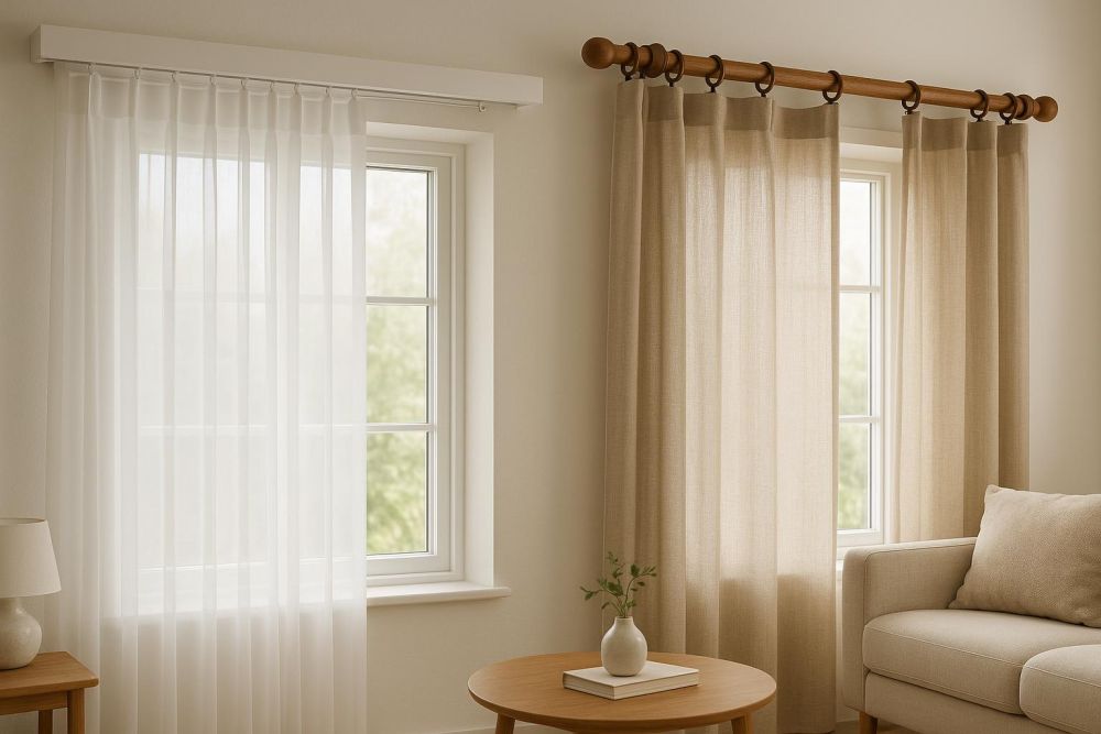 窗簾選錯不只難裝還漏光？避開4大挑選雷區，軌道還是窗簾桿一次搞懂