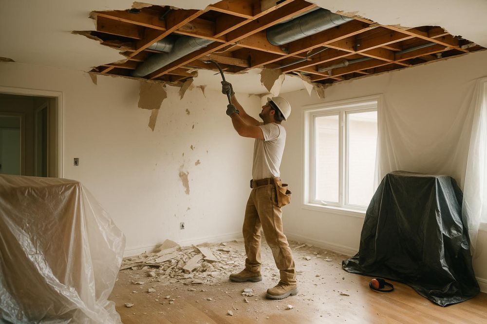 天花板拆除費用為何越拆越貴？4大關鍵沒算準預算恐爆表