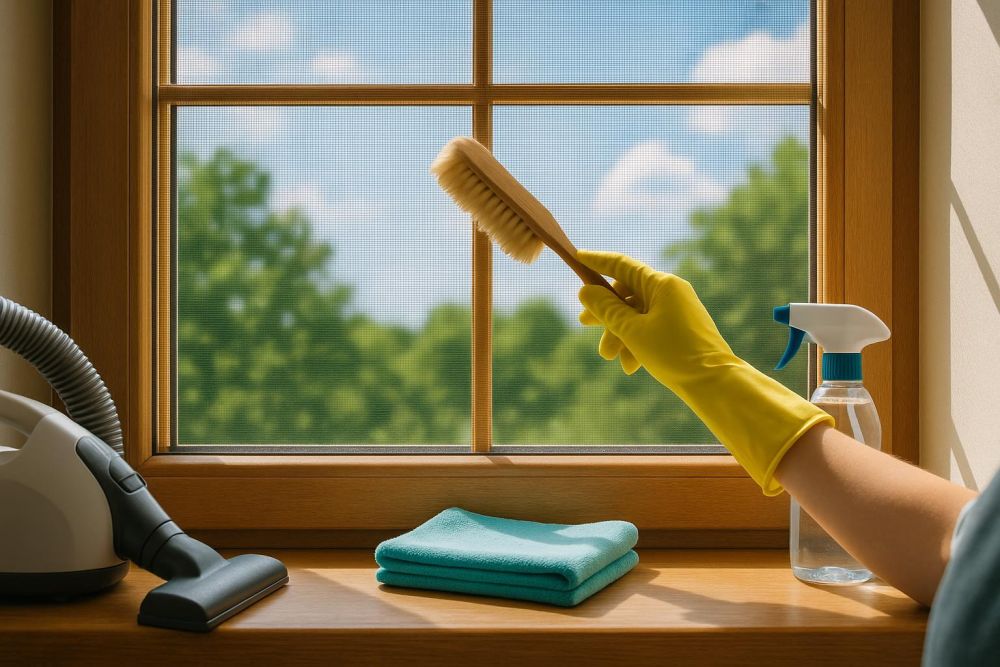 紗窗清潔超多人做錯！5步驟不拆卸，灰塵秒除、通風不打折