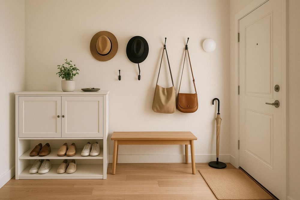 小玄關總是亂？專家曝5大收納設計，櫃體多2倍雜物全隱藏