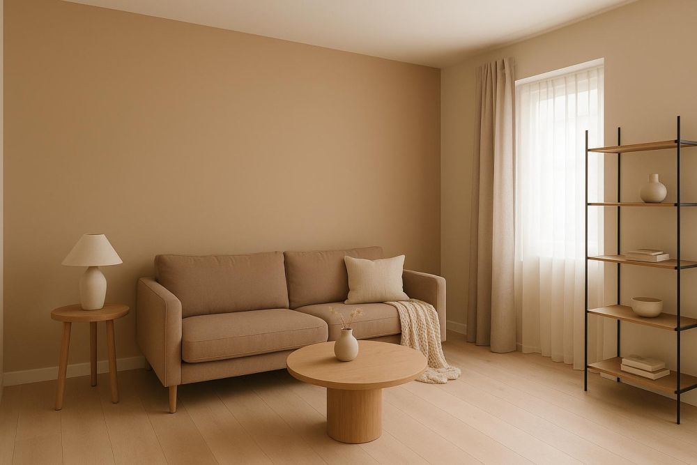 裝潢只選白牆太無聊？改用莫蘭迪奶茶色，空間質感+溫柔療癒力翻倍