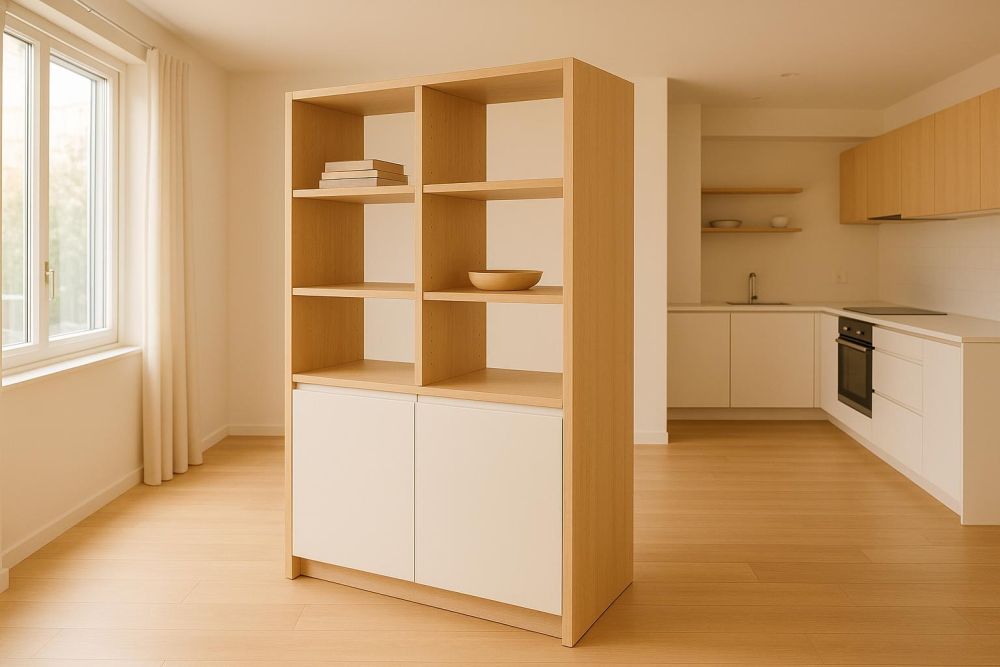 櫃子不靠牆！改『這樣設計』，機能&空間竟大翻3倍，小宅收納瞬間變身