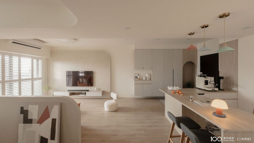 光影灑落親子共享的美好日常！31坪奶油北歐宅帶你看