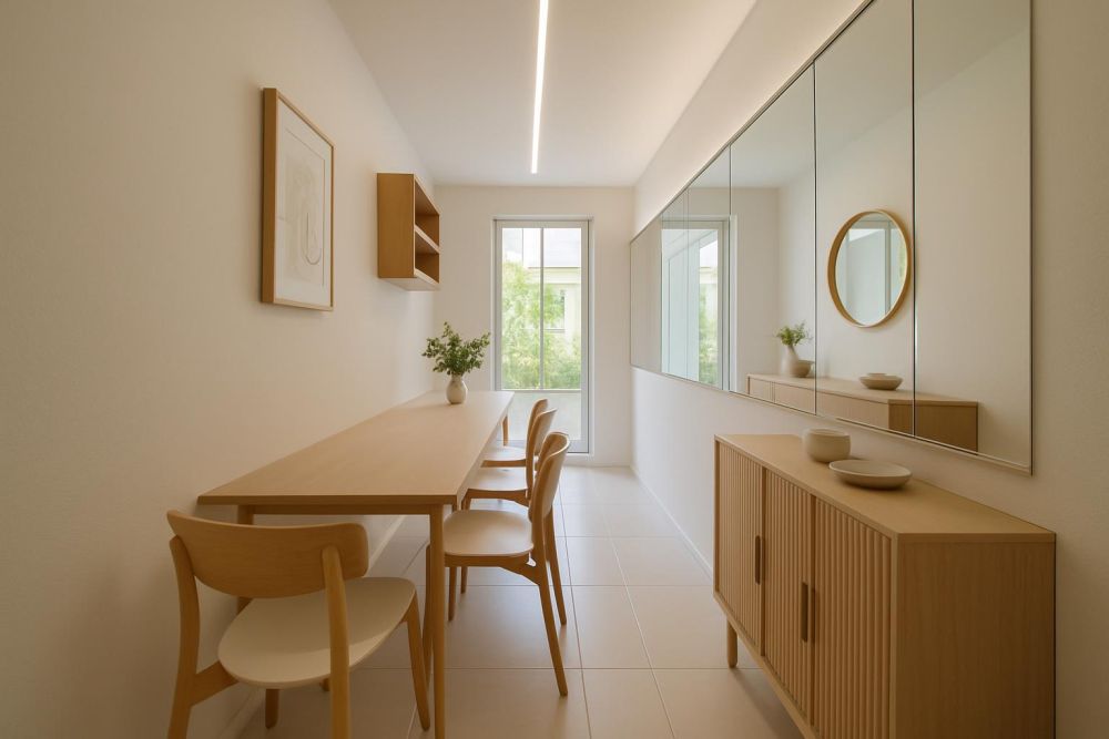 窄餐廳卡動線、桌椅難擺？5招收納+配置技巧，空間瞬間放大2倍